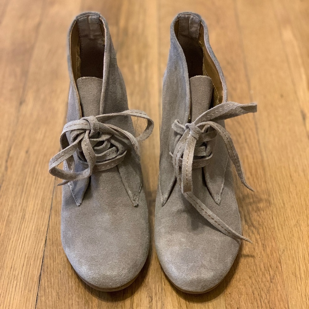 Dolce Vita Suede Wedge Booties